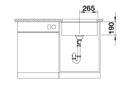 BLANCO ROTAN 500-U (521353)