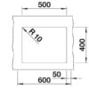 BLANCO ROTAN 500-U (526098)