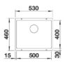 BLANCO ROTAN 500-U (526098)