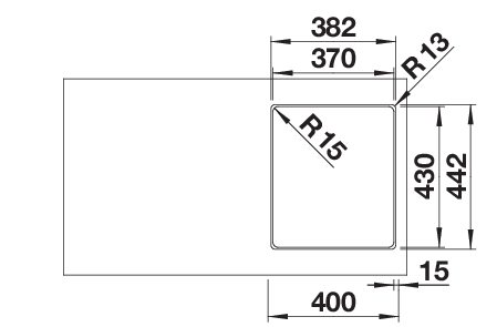 BLANCO SOLIS 340-IF (526116)