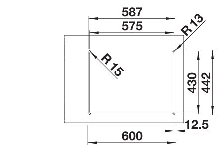 BLANCO SOLIS 340/180-IF (526130)