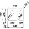 BLANCO SOLIS 340/180-IF (526131)