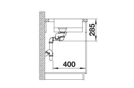 BLANCO SOLIS 340/180-IF/A (526132)