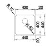 BLANCO SOLIS 400-IF (526118)