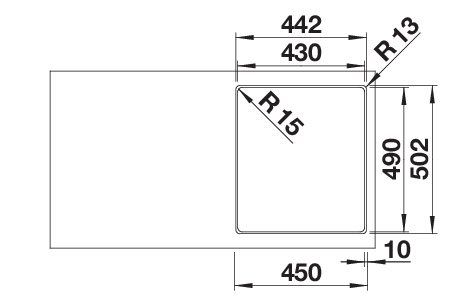 BLANCO SOLIS 400-IF/A (526119)