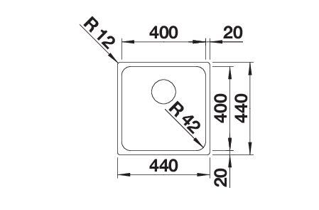 BLANCO SOLIS 400-U (526117)
