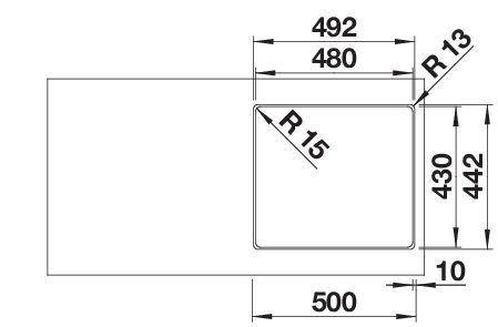 BLANCO SOLIS 450-IF (526121)