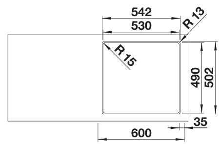 BLANCO SOLIS 500-IF/A (526124)