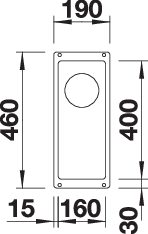 BLANCO SUBLINE 160-U (523403)