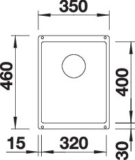 BLANCO SUBLINE 320-U (523407)