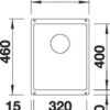 BLANCO SUBLINE 320-U (525983)