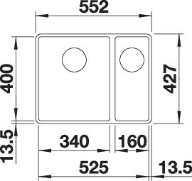 BLANCO SUBLINE 340/160-F (525984)