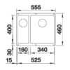 BLANCO SUBLINE 340/160-U (523565)