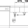 BLANCO SUBLINE 350/350-U für Farbige Komponenten (527826)