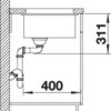 BLANCO SUBLINE 375-U (523731)