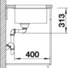 BLANCO SUBLINE 400-U (523423)