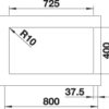 BLANCO SUBLINE 430/270-U (523160)