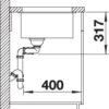 BLANCO SUBLINE 430/270-U (523160)