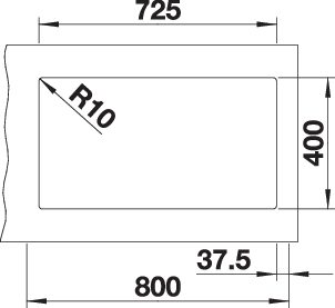 BLANCO SUBLINE 430/270-U (527167)