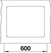 BLANCO SUBLINE 500-F (523537)