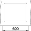 BLANCO SUBLINE 500-F (527352)