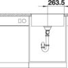 BLANCO SUBLINE 500-F (527352)