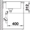 BLANCO SUBLINE 500-F (527352)