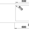 BLANCO SUBLINE 500-IF/A SteelFrame (525999)
