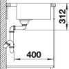 BLANCO SUBLINE 500-IF/A SteelFrame (525999)