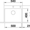 BLANCO SUBLINE 500-IF/A SteelFrame (525999)