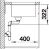 BLANCO SUBLINE 700-U Level (523453)