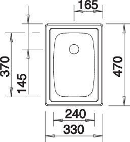 BLANCO TOP EE 3 x 4 (501067)