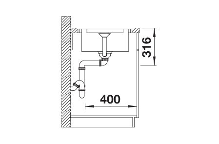 BLANCO ADIRA 45 S-F (527593)