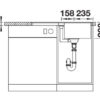 BLANCO ADIRA 45 S-F (527600)