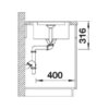 BLANCO ADIRA 45 S-F (527600)