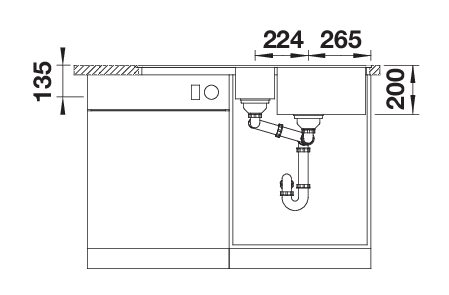 BLANCO ADIRA 6 S-F (527610)