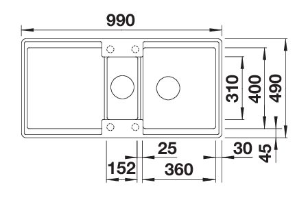 BLANCO ADIRA 6 S-F (527610)