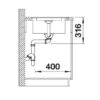 BLANCO ADIRA XL 6 S-F (527627)
