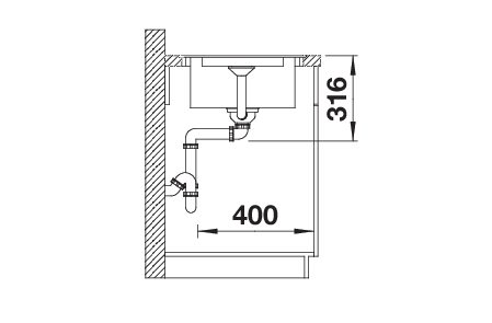 BLANCO ADIRA XL 6 S-F (527632)