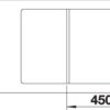 BLANCO AXIA III 45 S-F (523200)