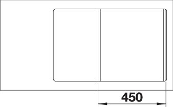 BLANCO AXIA III 45 S-F (523200)
