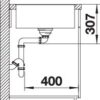 BLANCO AXIA III 45 S-F (523200)