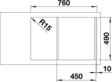 BLANCO AXIA III 45 S (527218)