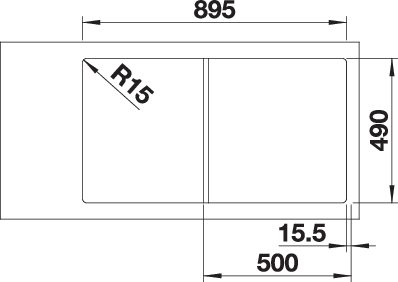 BLANCO AXIA III 5 S (523216)
