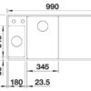 BLANCO AXIA III 6 S-F (524668)