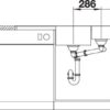 BLANCO AXIA III 6 S-F (525855)