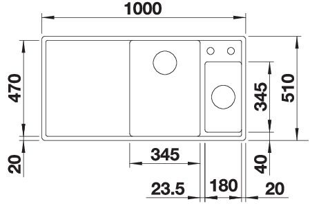 BLANCO AXIA III 6 S (523482)