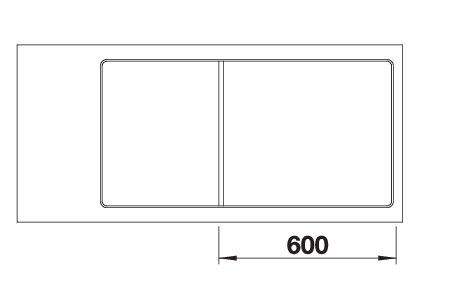 BLANCO AXIA III XL 6 S-F (523527)