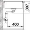 BLANCO AXIA III XL 6 S-F (523527)