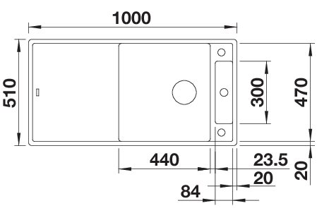 BLANCO AXIA III XL 6 S (523510)